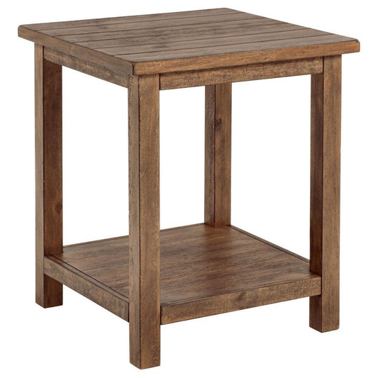 Payne - Wood End Table with Shelf