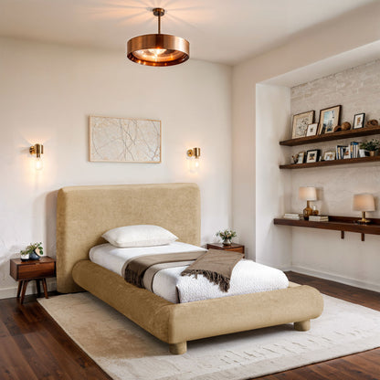 Blair - Chenille Upholstered Bed