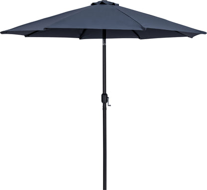 Fiji - Aluminum Patio Umbrella With Round White And Black Base