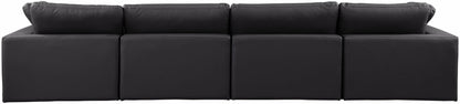 Comfy - Faux Leather Modular Sofa 4 Seats
