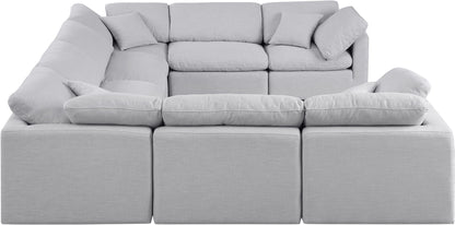 Indulge - Linen 8 Piece Modular Sectional
