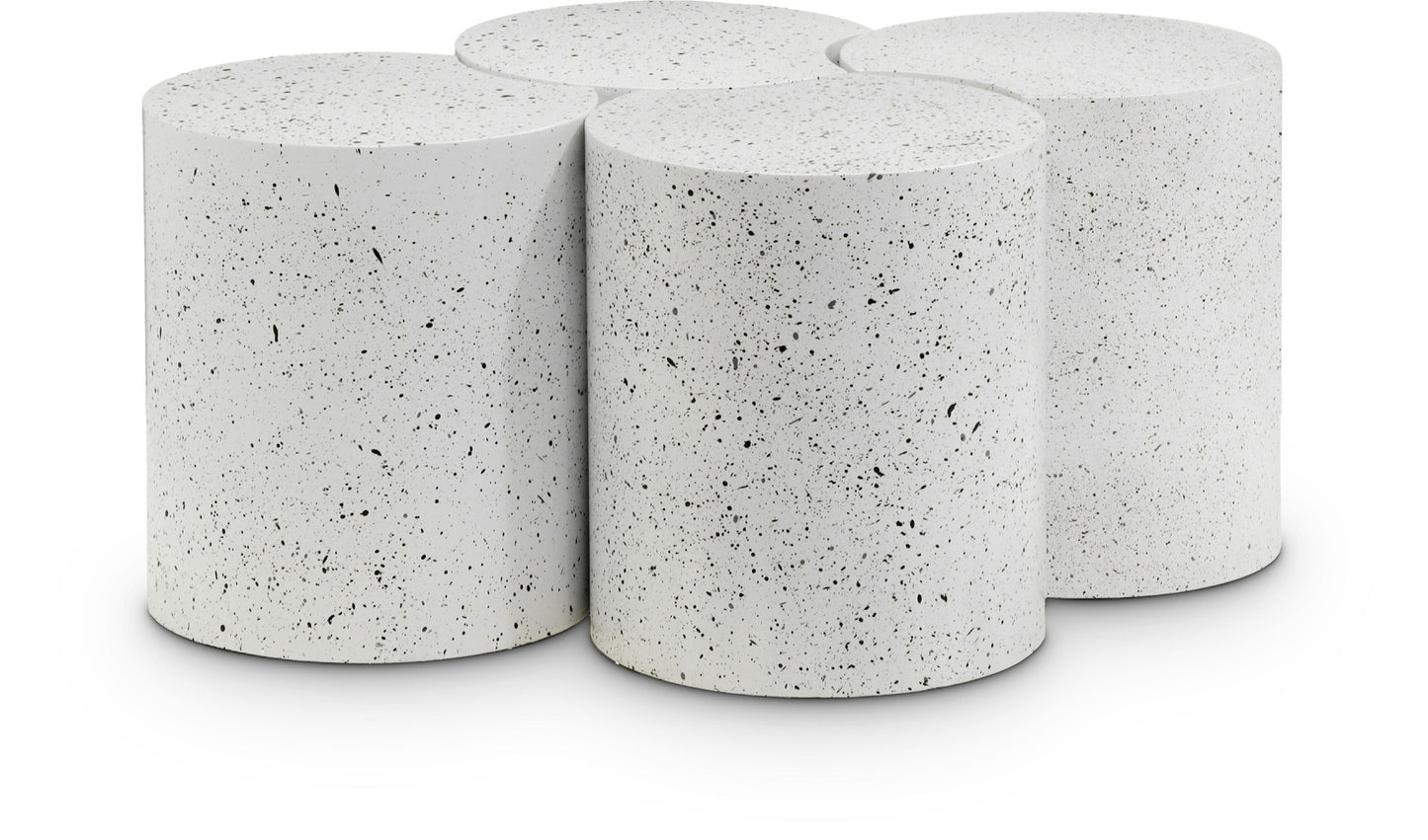 Dimple - 4 Piece Modular Coffee Table - Terazzo Finish