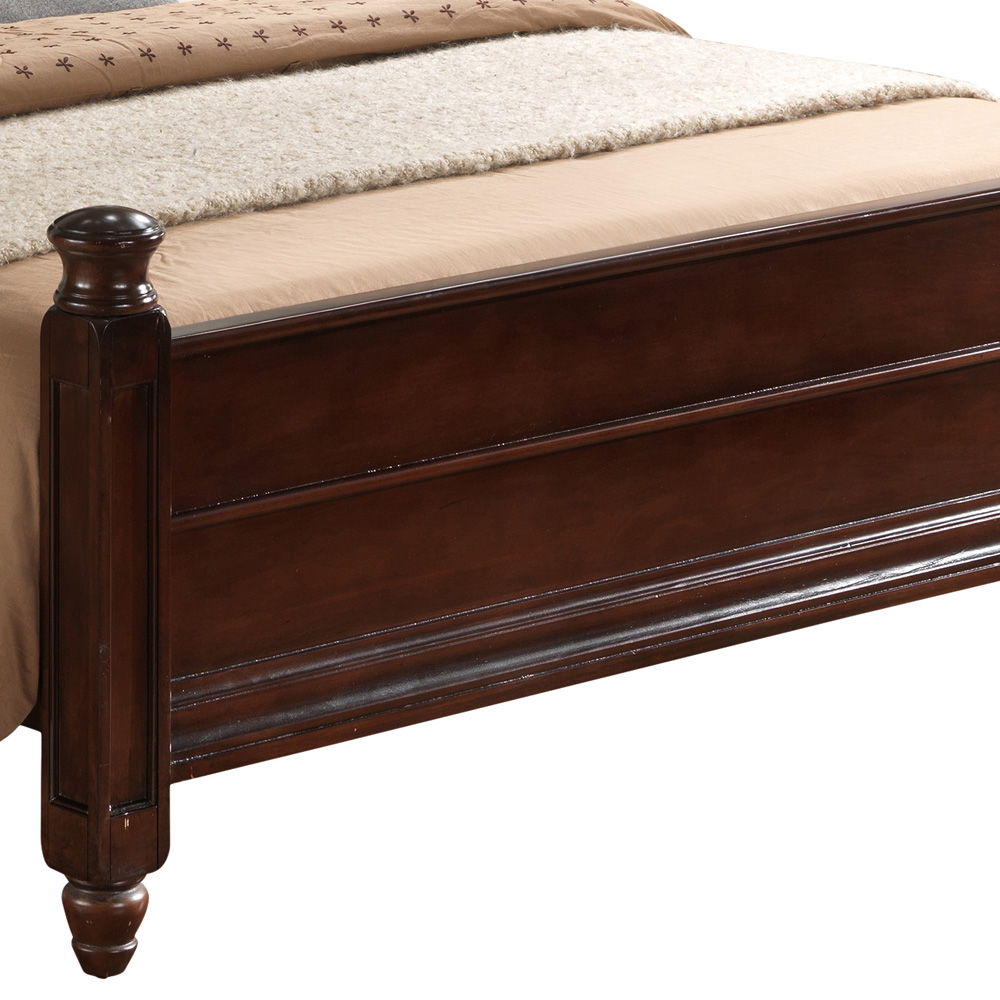 Full Bed Traditional Design - Cappuccino