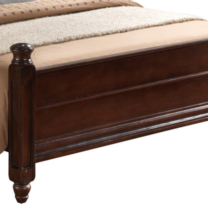 Full Bed Traditional Design - Cappuccino