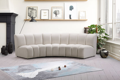 Infinity - 3 Piece Velvet Modular Sectional