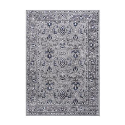 Marfi - 8' X 10' Oriental Area Rug - Gray / Blue