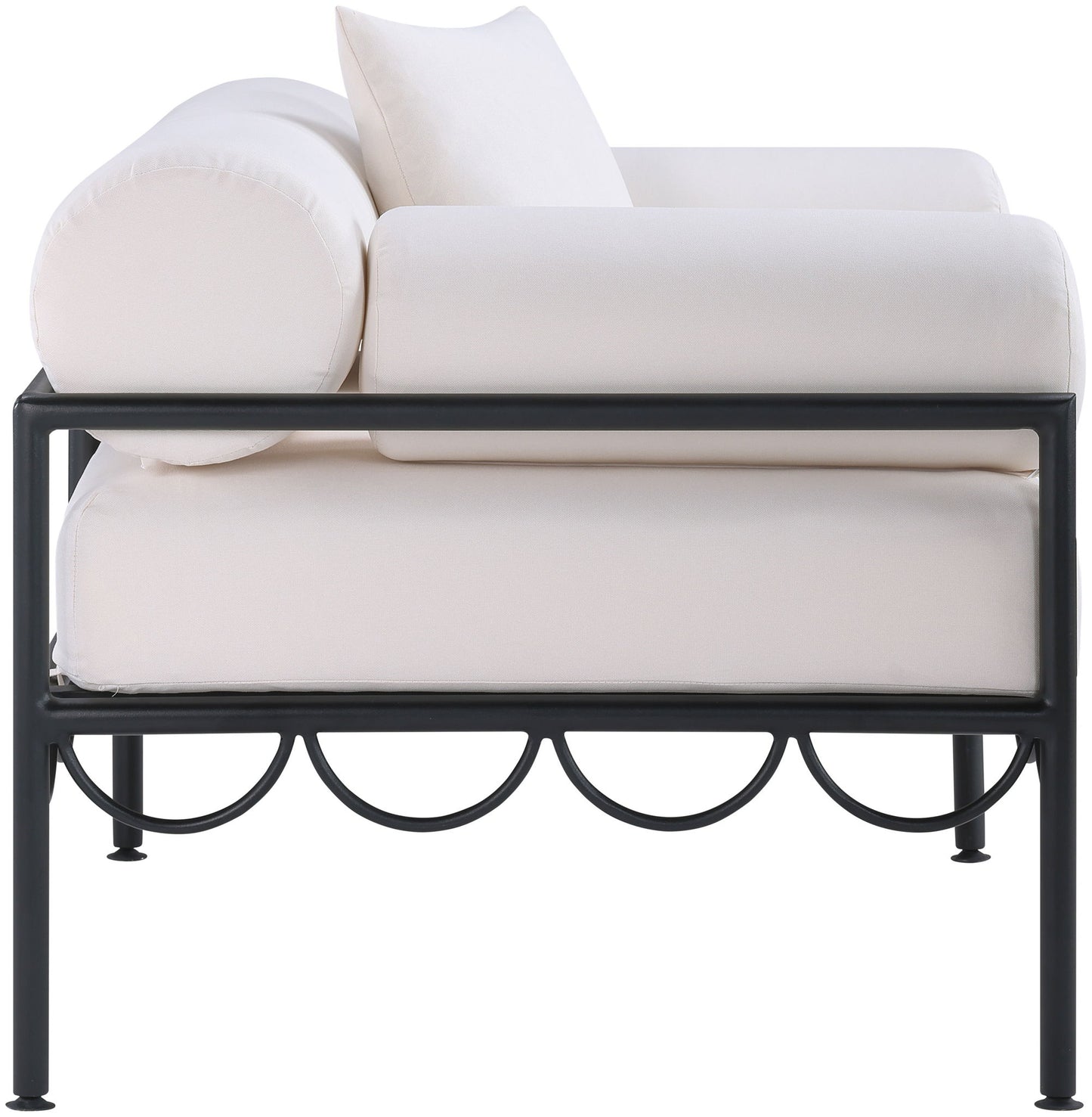 Portofino - Resilient Water Repellent Fabric Upholstered Outdoor Patio Chair