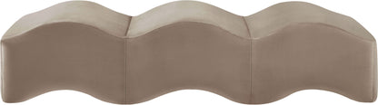 Wave - Velvet Bench