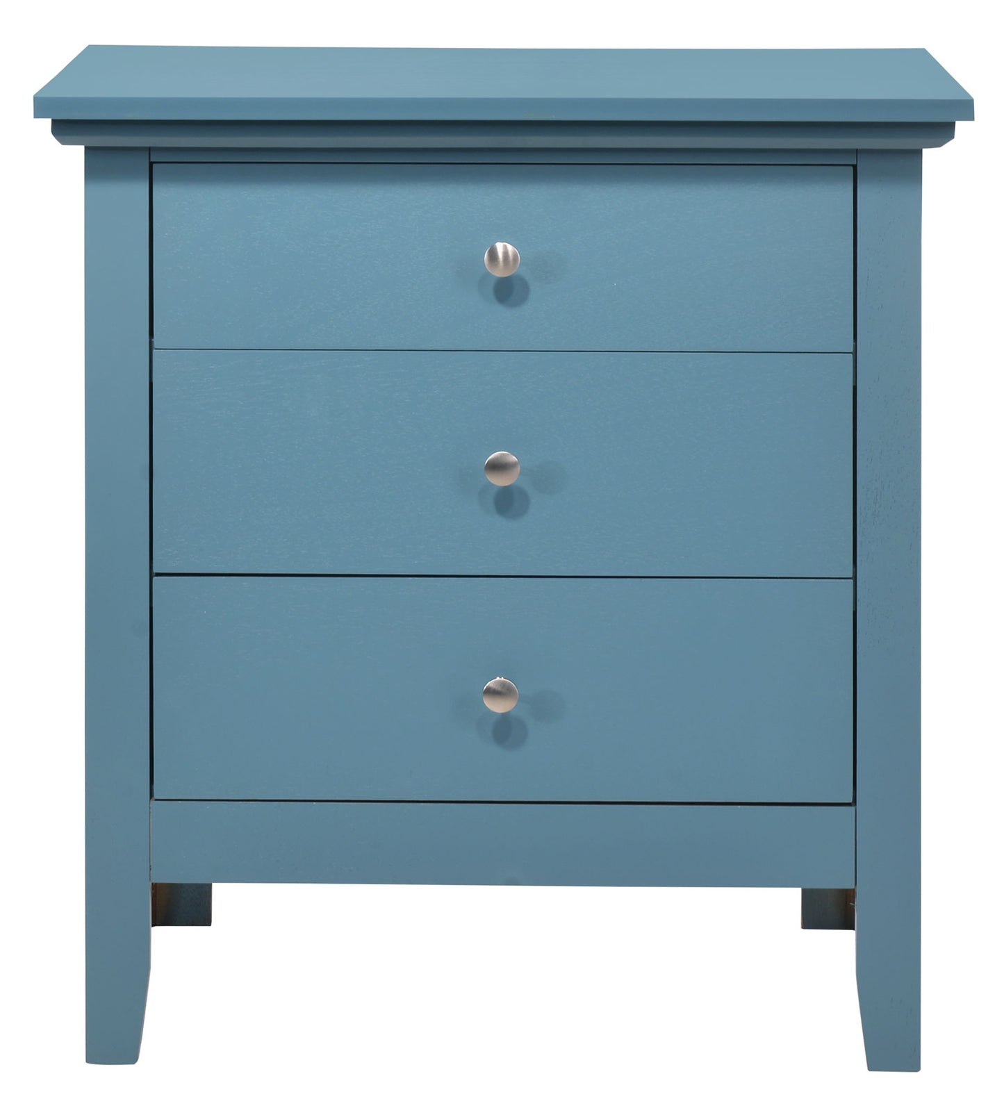 3 Drawer Nightstand - Teal