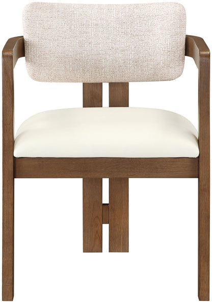 Ravina - Upholstered Dining Chair With Stained Brown Base (Set of 2)