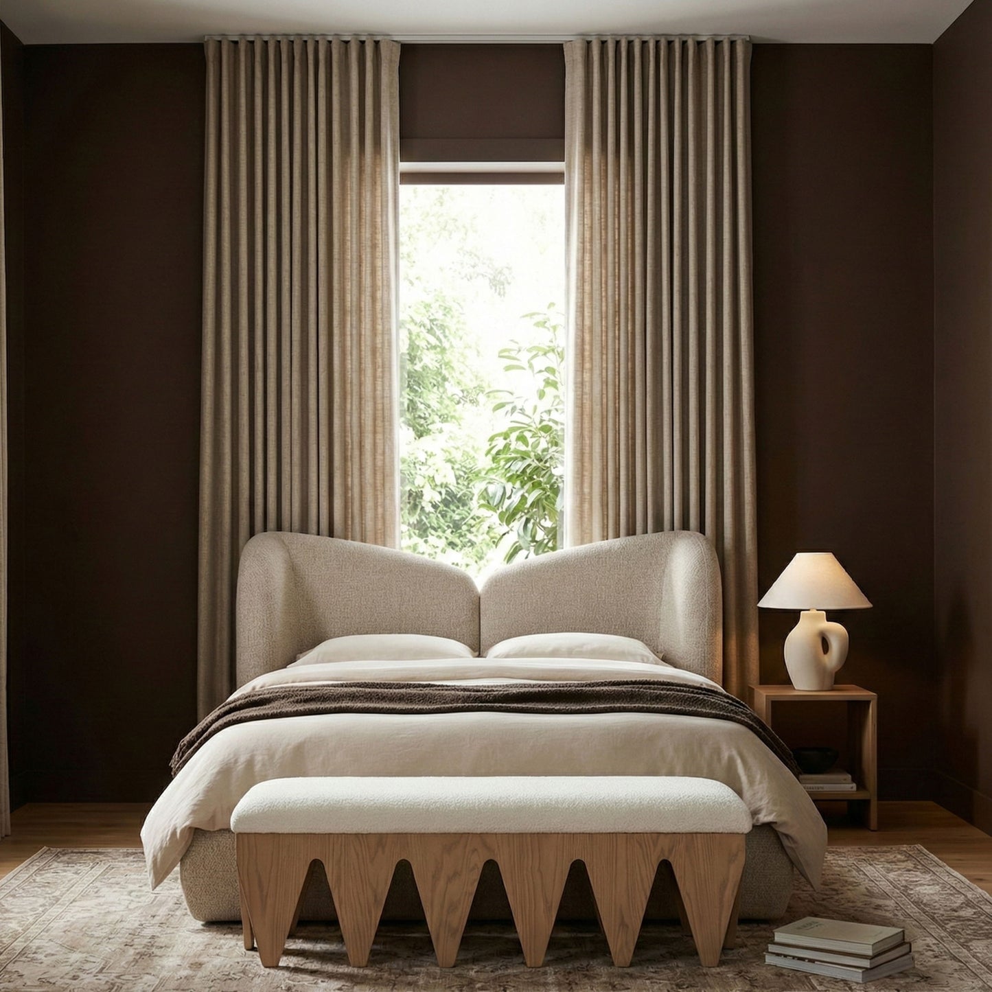 Altair - Bench - Light Brown Base