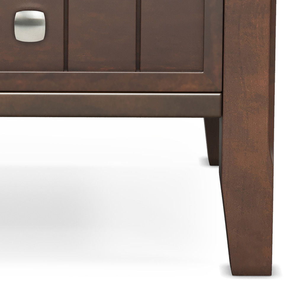 Acadian - End Table With Drawer - Brown