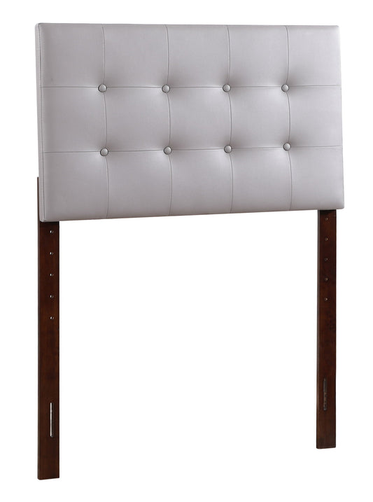 Twin Stylish Adjustable Headboard - Light Gray