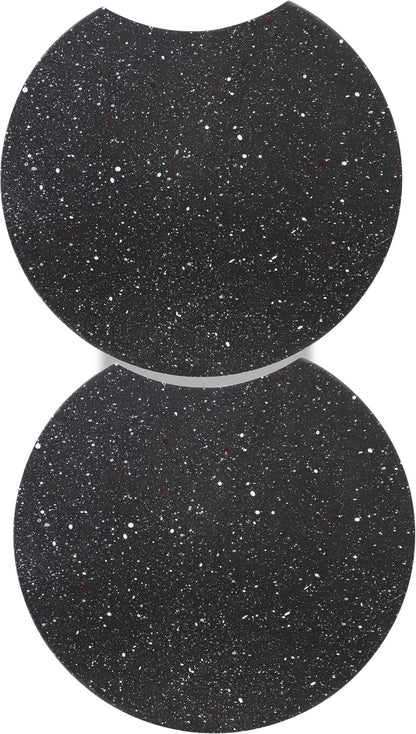 Dimple - 2 Piece Modular End Table - Terazzo Finish