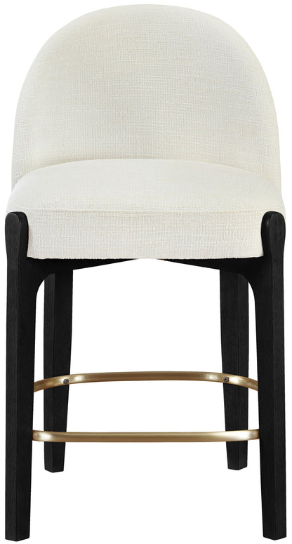 Torino - Counter Stool With Brushed Black Base
