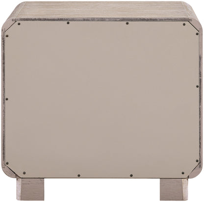 Adagio - Solid Wood And Oak Veneer Nightstand - Natural