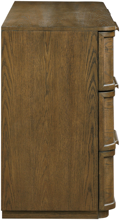 Tiberio - Oak Veneer And Solid Wood Dresser