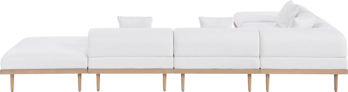 Laguna - 6 Piece 142" Outdoor Patio Modular Sectional