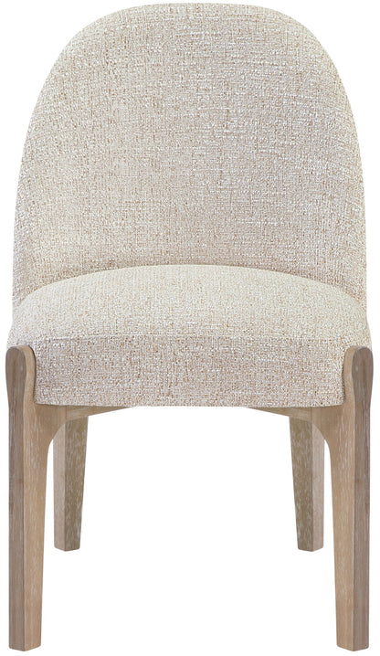 Torino - Upholstered Dining Chair With Brushed Natural Base (Set of 2)