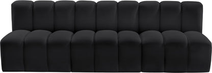 Arc - Faux Leather 3 Seats Modular Sofa