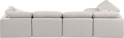 Indulge - Linen 5 Piece Modular Sectional