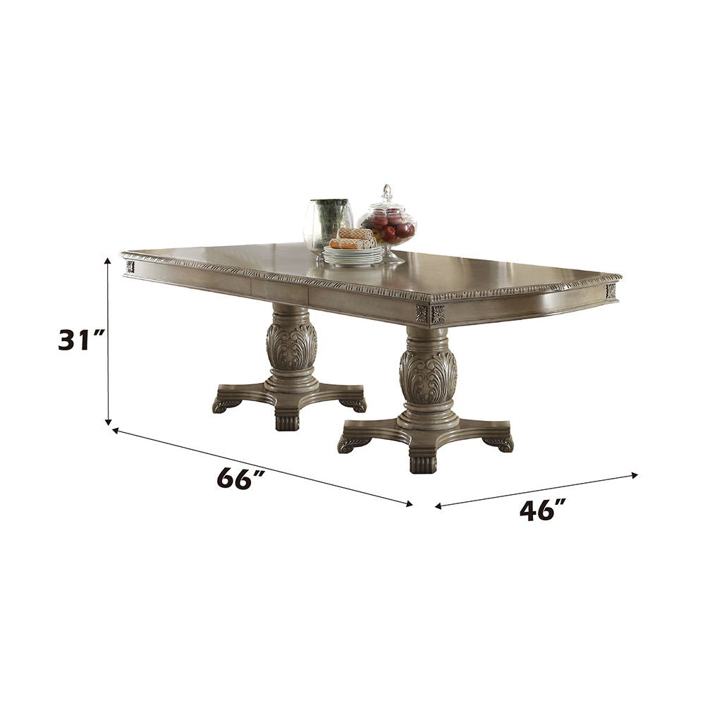 Chateau De Ville - Dining Table - White
