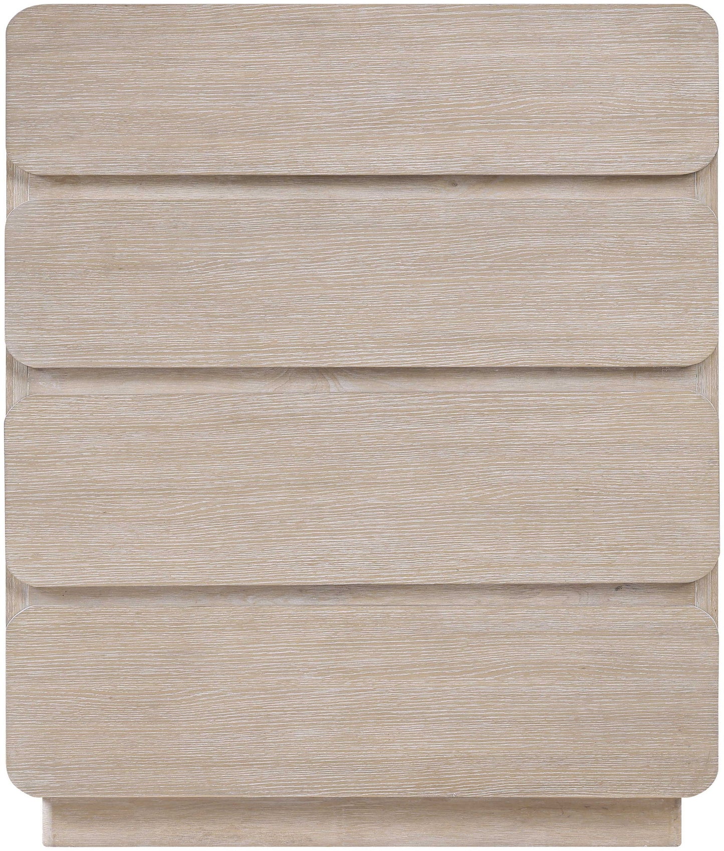 Adagio - Solid Wood And Oak Veneer Chest - Natural