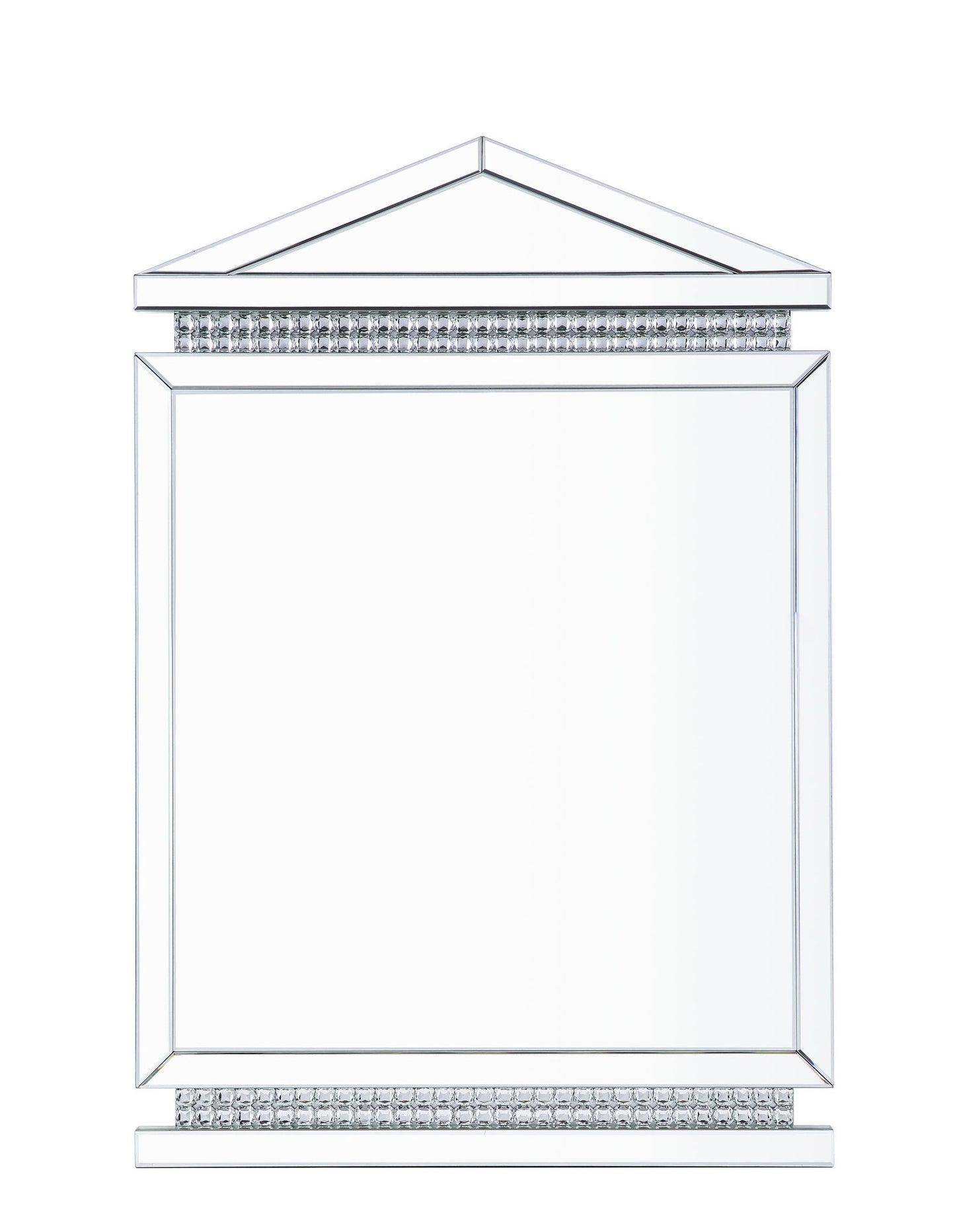 Lotus - 47" Accent Mirror - Mirrored, Faux Ice Cube Crystals