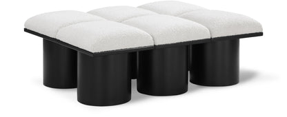 Pavilion - 6 Piece Modular Bench With Black Base