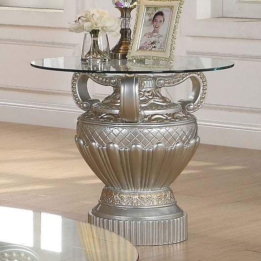 HD-8908S - End Table - Silver