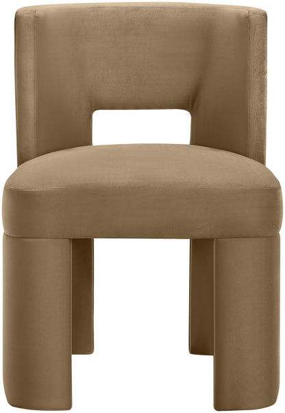 Zuno - Velvet Performance Fabric Upholstered Dining Chair (Set of 2)