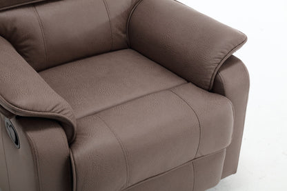 Modern Soft, Manual Recliner Chair - Brown