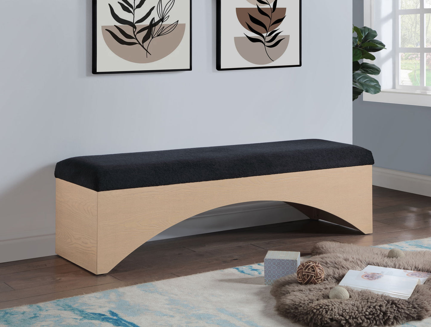 Lawson - Bench With Natural Base