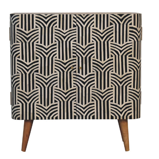 Inlay - Edessa Bone Cabinet - Black