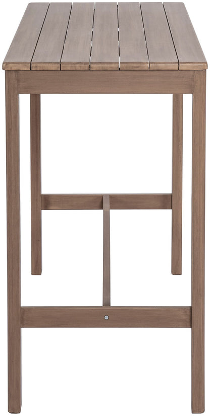 Newport - Acacia Wood Outdoor Patio Bar Table