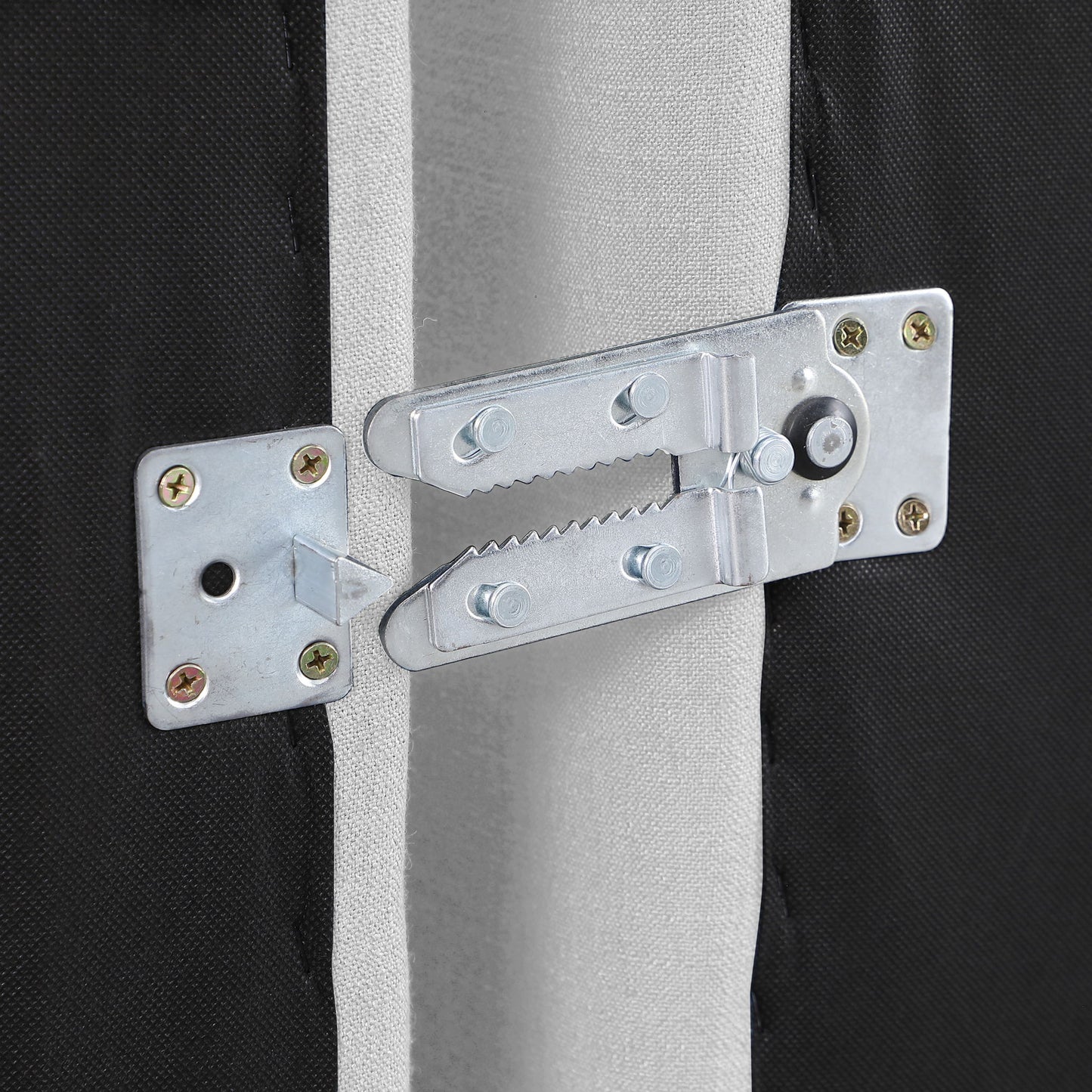 Indulge - Linen Ottoman - White