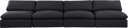 Comfy - Linen Modular Armless Sofa 4 Seats