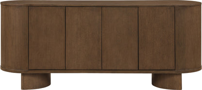 Caldra - Oak Veneer And Solid Wood Sideboard / Buffet