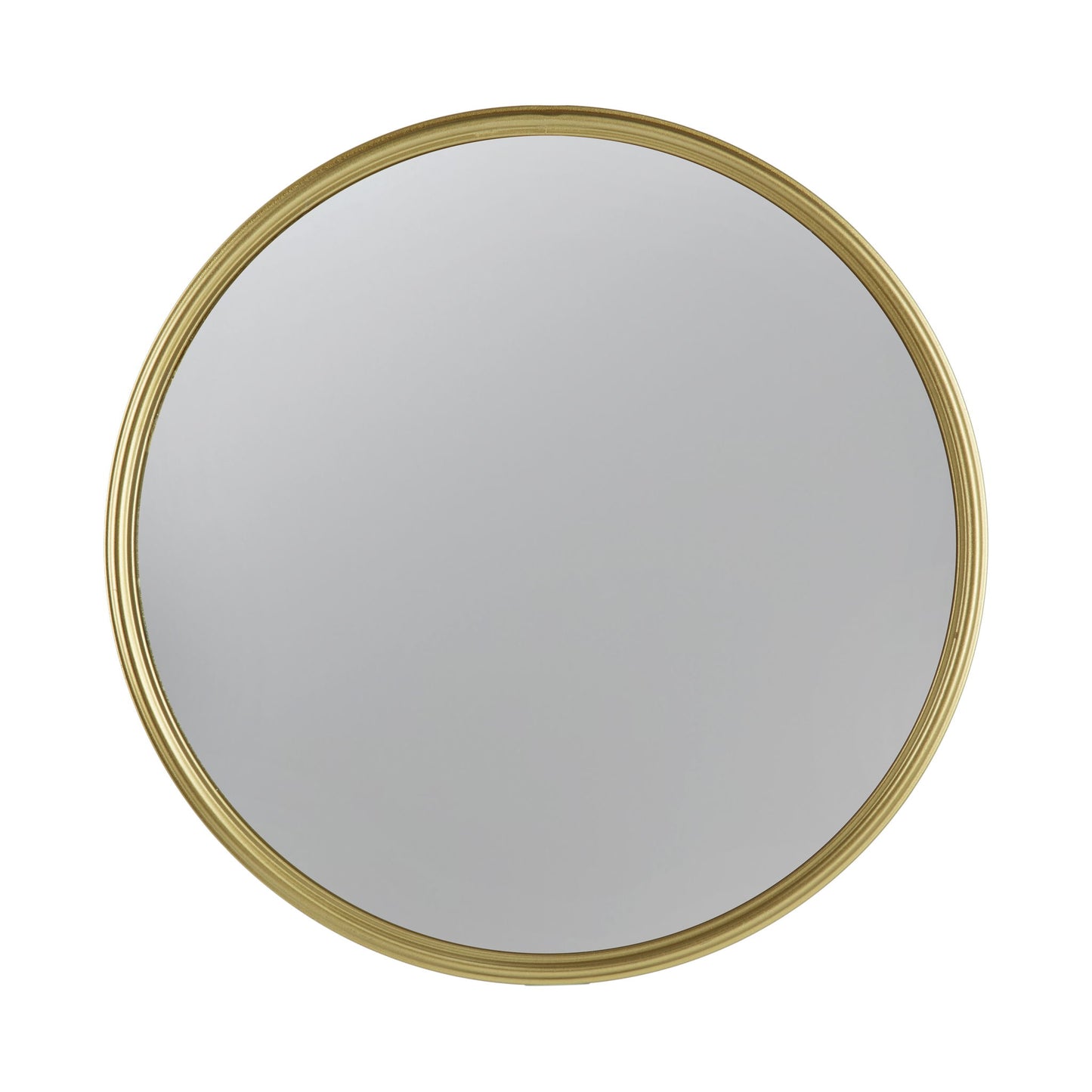 Round Mirror, Circle Mirror With Iron Frame For Living Room Bedroom Vanity Entryway Hallway