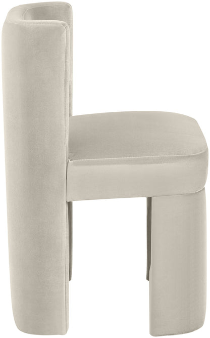 Zuno - Velvet Performance Fabric Upholstered Dining Chair (Set of 2)