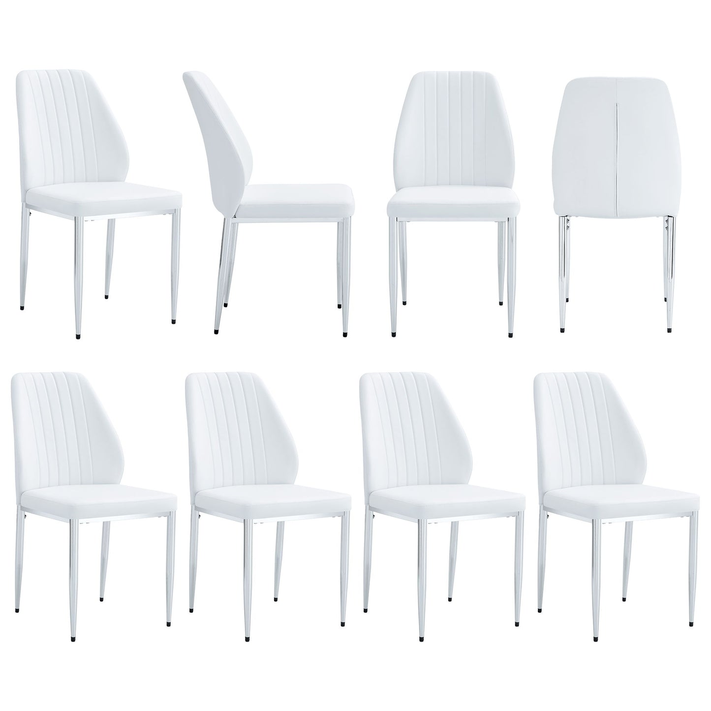 Modern Comfort Dining Chairs With Extended Backrest
