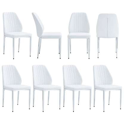 Modern Comfort Dining Chairs With Extended Backrest
