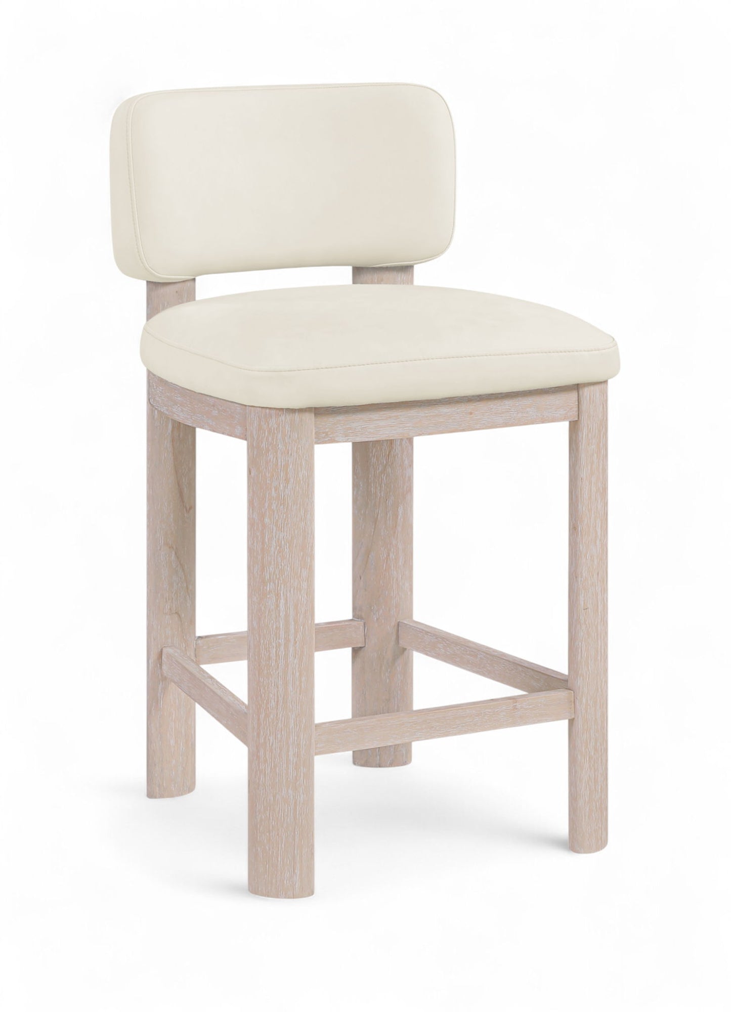 Paloma - Faux Leather Upholstered Counter Stool (Set of 2)