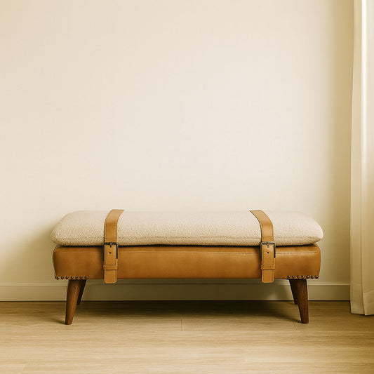 Buffalo - Hide Leather Bench