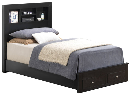 Twin Storage Bed - Black