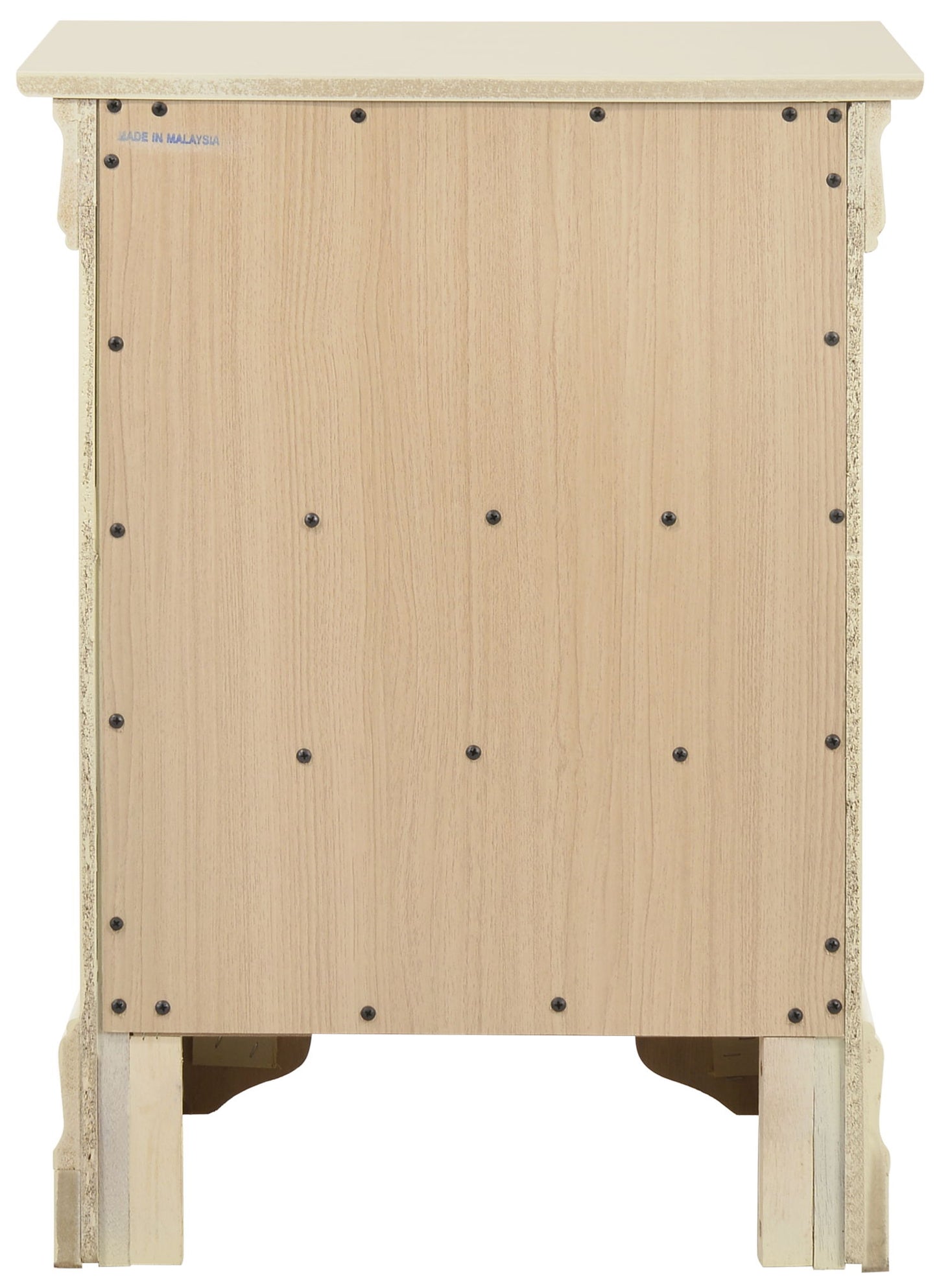 Louis Phillipe - 3 Drawer Nightstand - Beige
