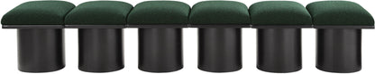 Pavilion - 6 Piece Modular Bench With Black Base