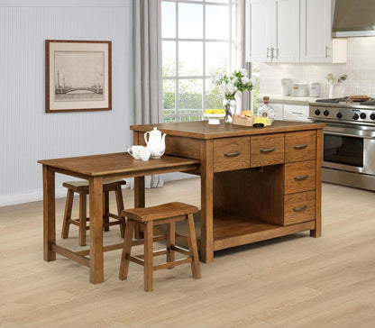 Mayfair - 2 Pieces Stool, Box 3 of 3 - Dark Oak