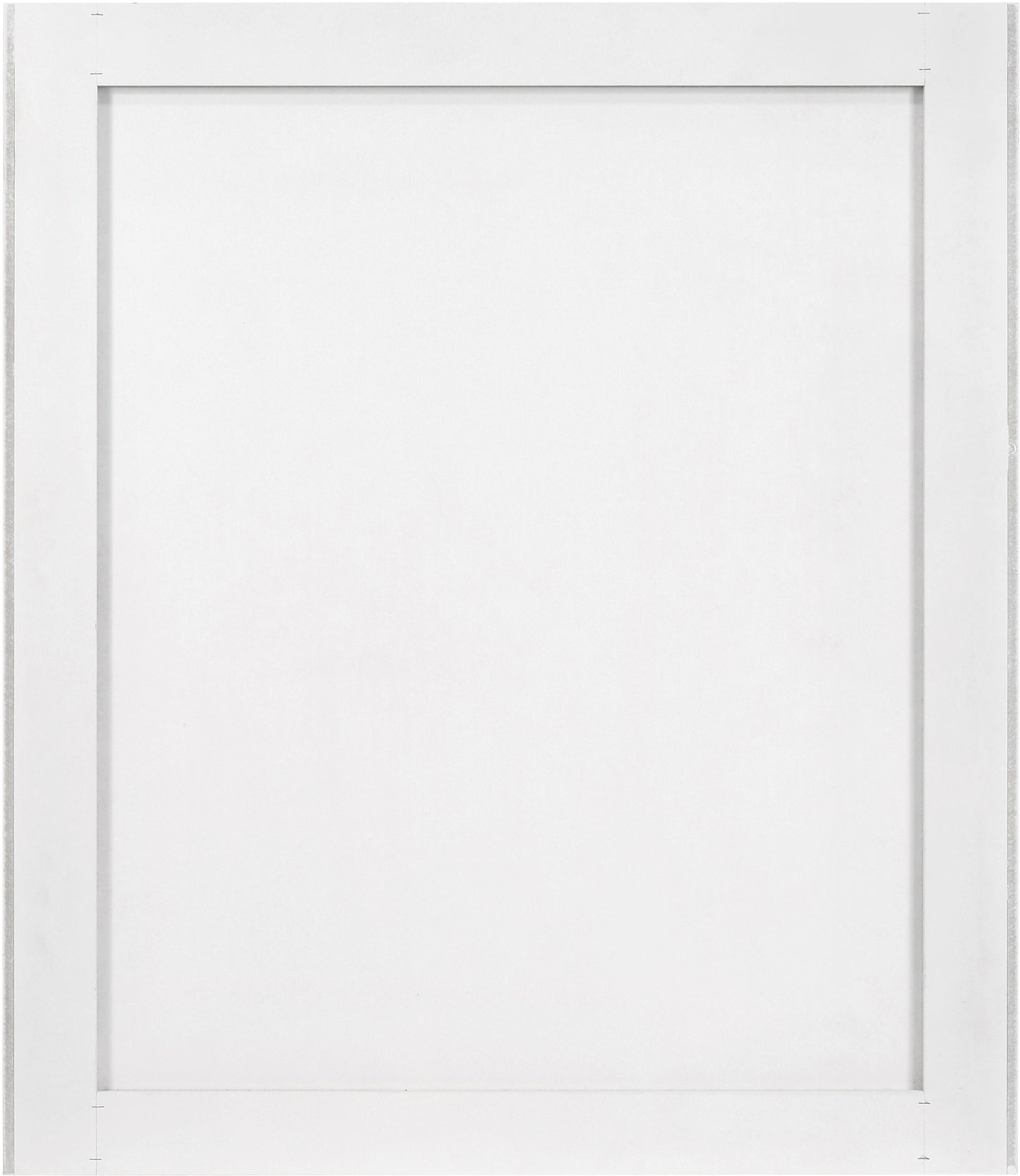 Modernist - Mirror With Stainless Steel Base - White
