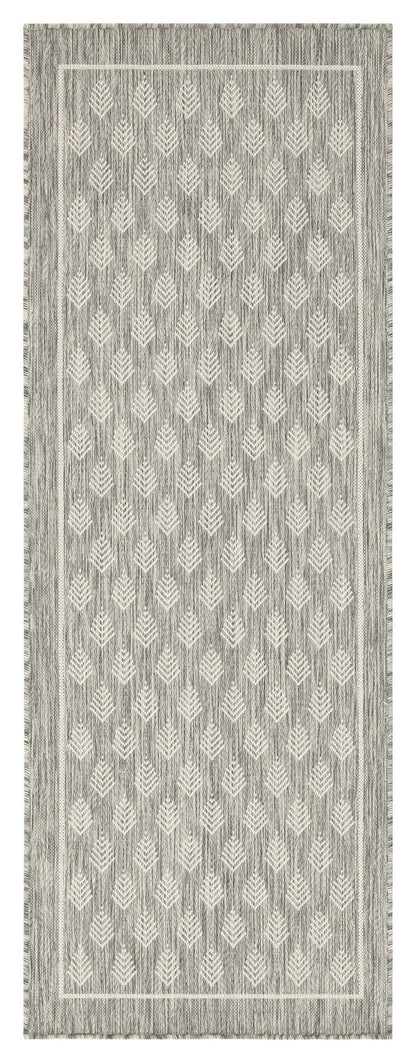 Sunshine - 5'3" X 7'3" Indoor, Outdoor Polypropylene Area Rug - Silver